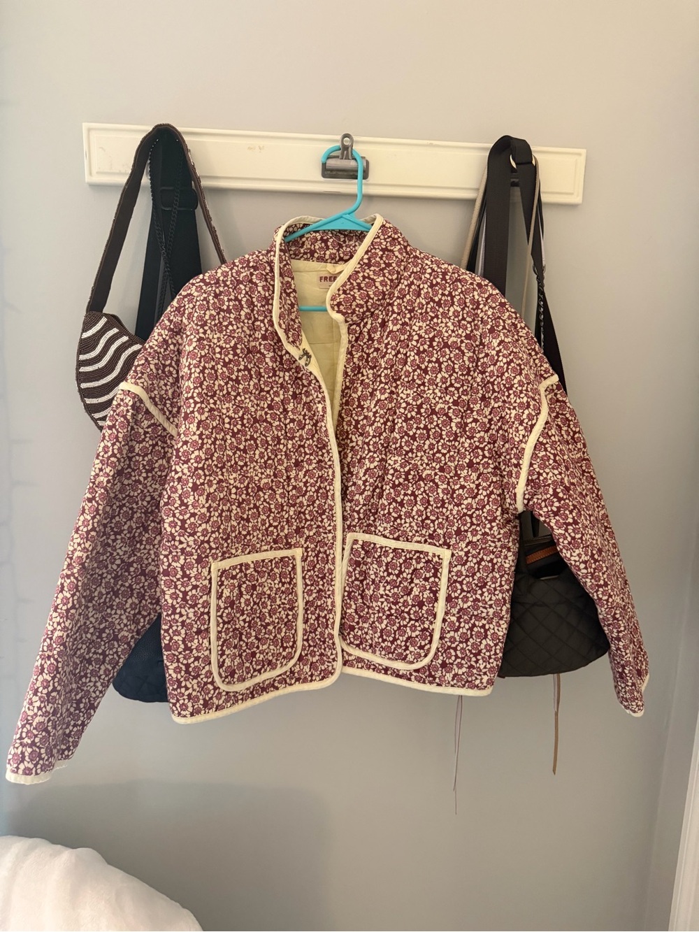 Free People Floral Quilted Jacket - Picture 3 of 5